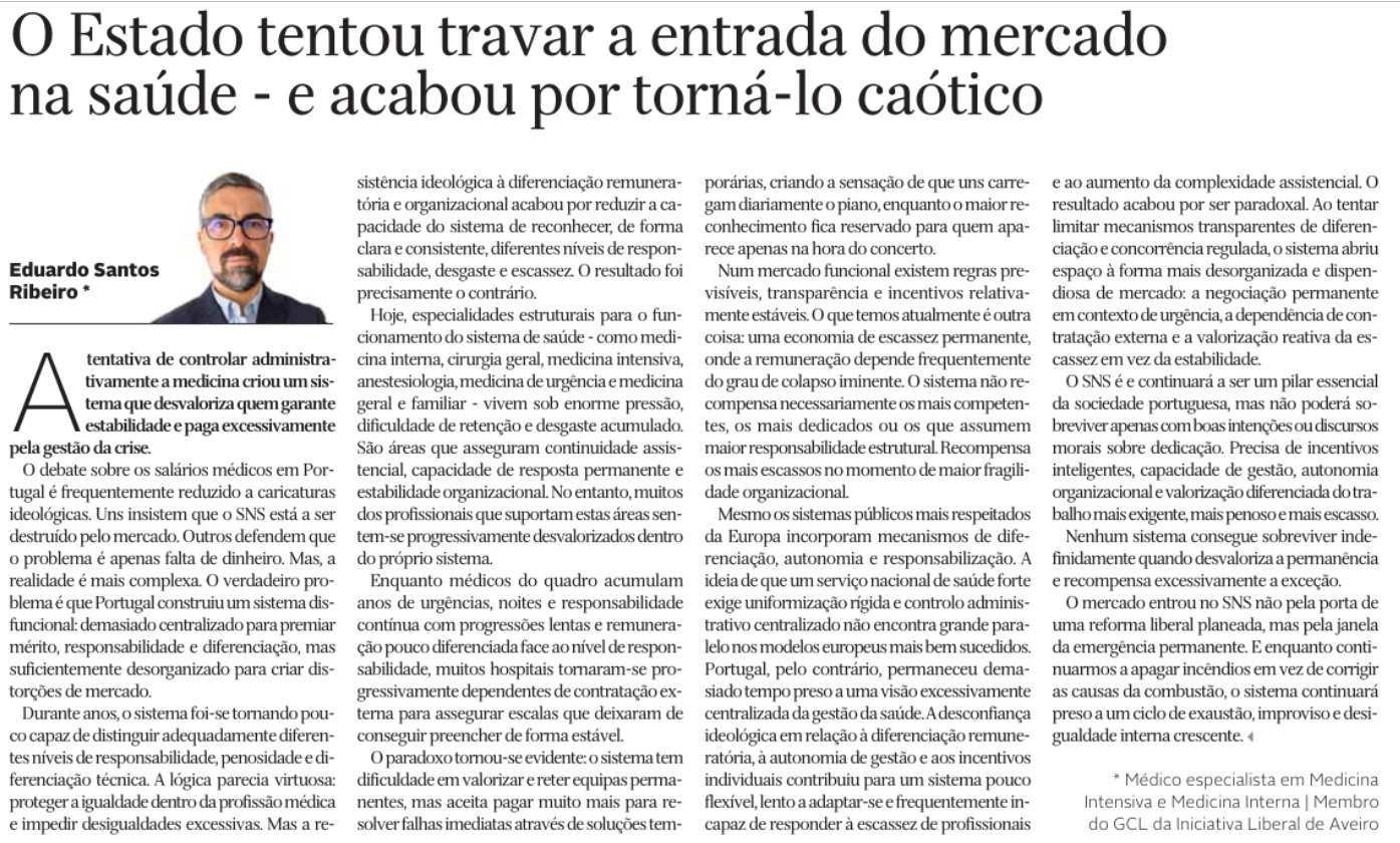 O Estado tentou travar a entrada do mercado na saúde - e acabou por torná-lo caótico